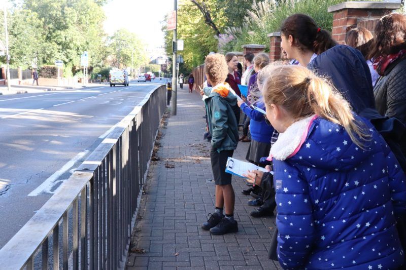 Counting cars with local primary children