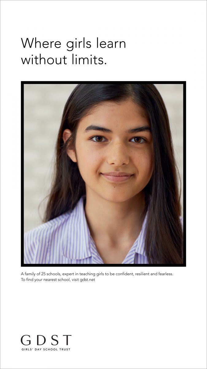 Putney's Maysa is one of the girls chosen to represent the GDST in their most recent advertising campaign.