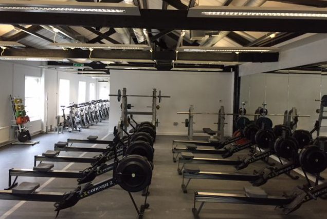Gym equipment for the boathouse