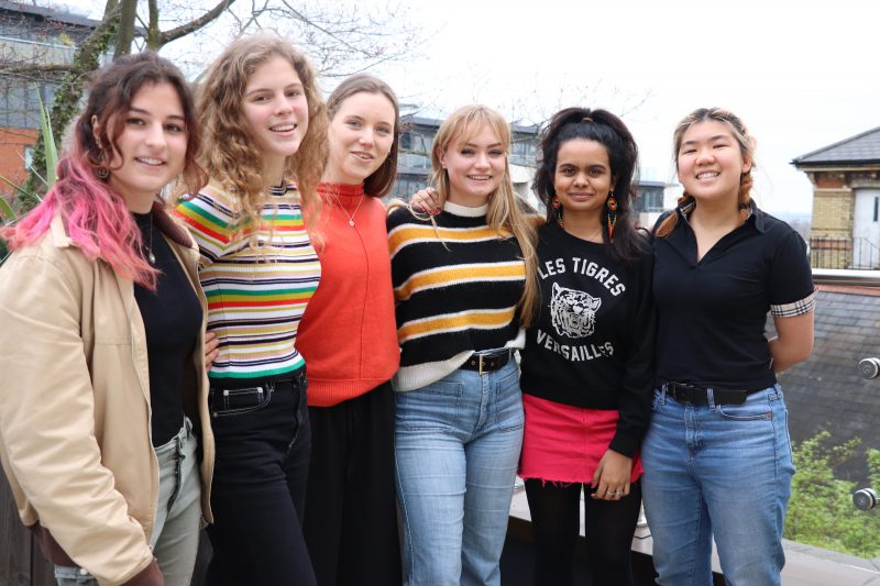 Head Girl Team 2019-20: Mia, Rosie, Isabella, Katherine, Lakshya, Tiffany