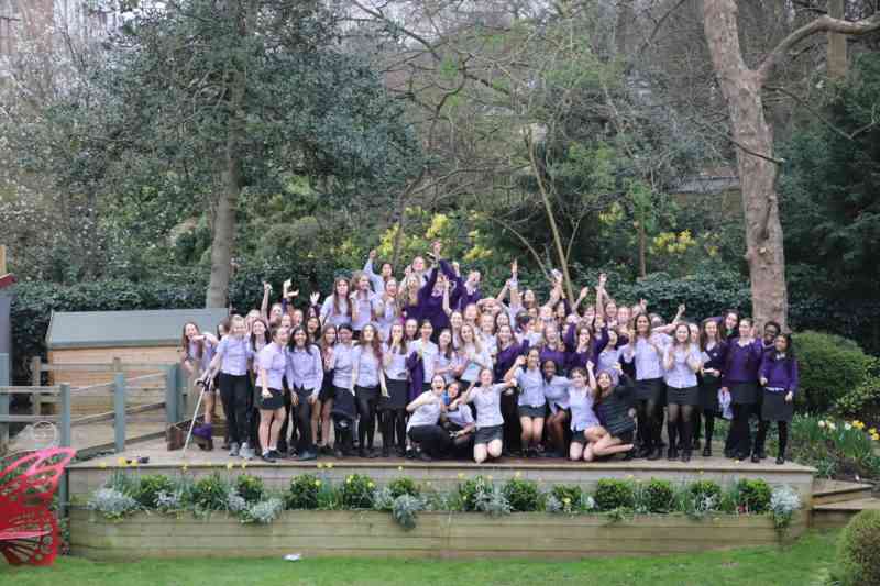 Year 11 together at the end of last term.