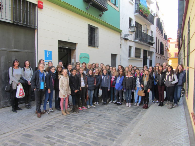 Seville 2013 (Ms Holl far left)