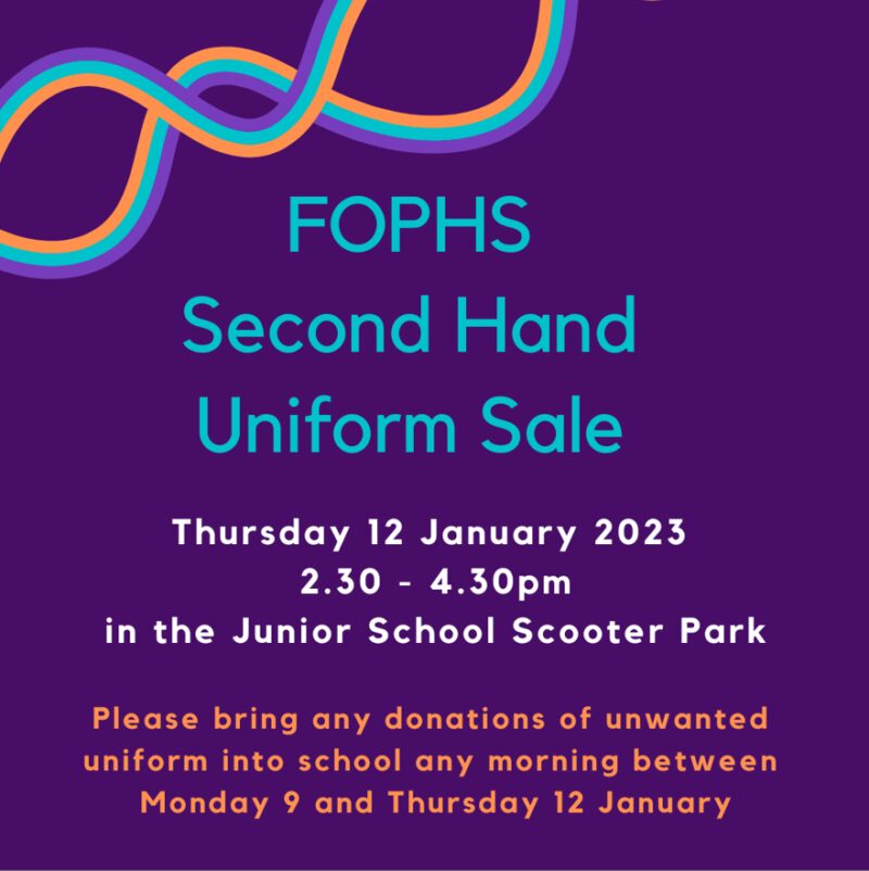 FOPHS Second Hand Uniform Sale