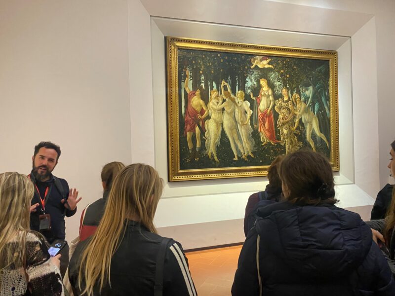 Botticelli - Primavera at the Uffizi